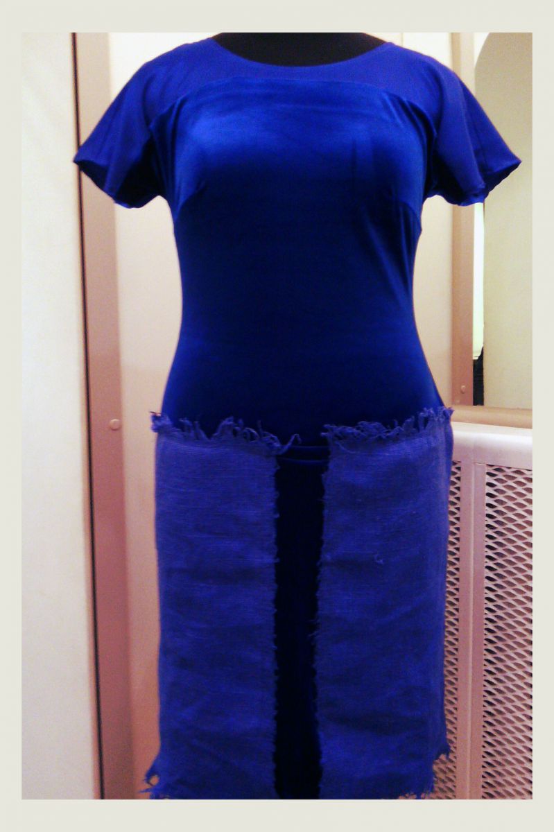 Стрейчевое платье пошив