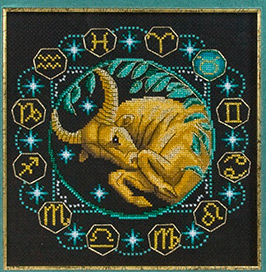 машинная вышивка знаков зодиака