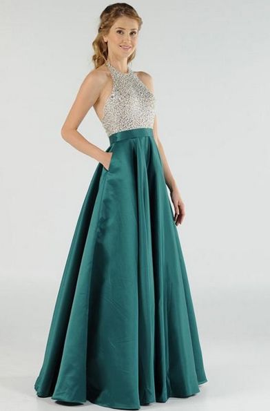 выпускное платье с блёстками